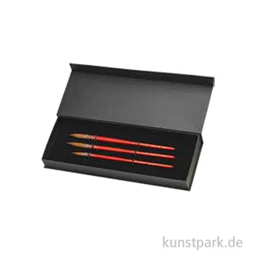 da Vinci COLINEO RED Aquarellpinsel Geschenkbox mit 3 Pinseln Angebot