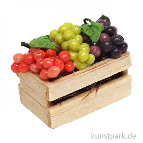 Ab Werk Miniatur Traubenkiste, 3 x 2 x 2 cm