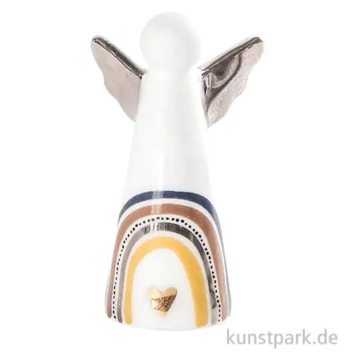 Good old friends - Porzellan Mini Schutzengel, Regenbogen Ab Werk