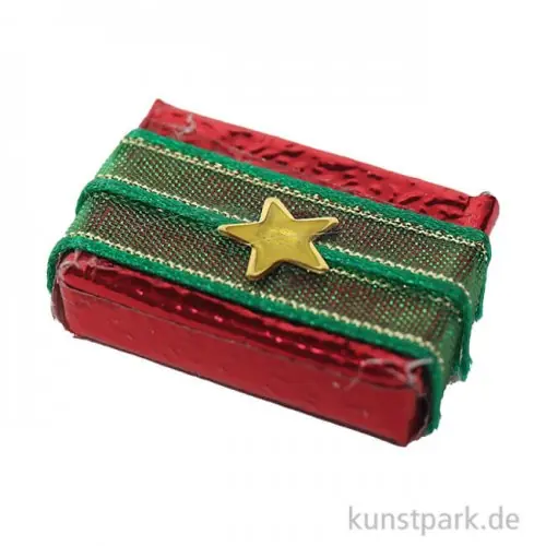 Solange Der Vorrat Reicht Miniatur Weihnachtsgeschenk, sortiert, 2,5 x 1,5 cm
