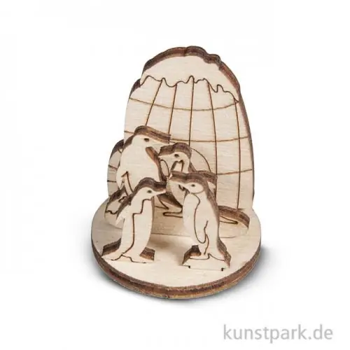 Holzfigur Pinguin zum Aufstellen, 3,2 cm Direkt Vom Hersteller