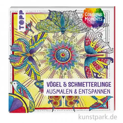Kracherpreis Colorful Moments - Vögel und Schmetterlinge,Topp Verlag
