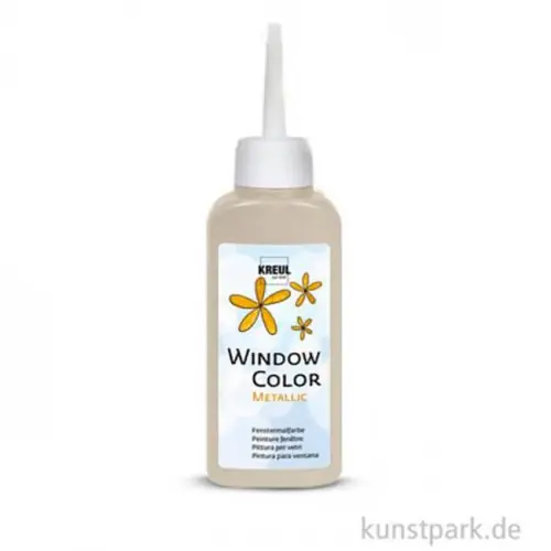 Geld-Zurück-Garantie KREUL Window Color Glasmalfarbe Perlmutt, 80 ml