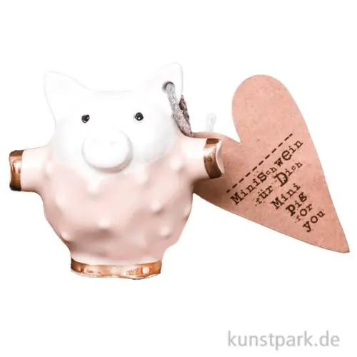 Begrenztes Angebot Good old friends - Mini Schwein, Dots