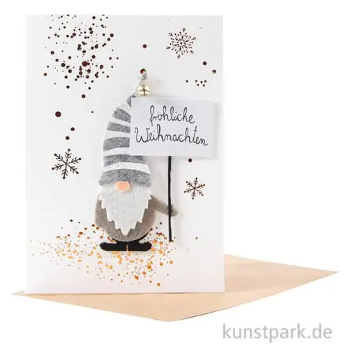 Neue Ware Good old friends - Winterwichtel Karte, Fröhliche Weihnachten