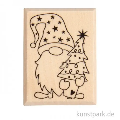 Geprüft Butterer Stempel - Wichtel Theo, 3 x 4 cm