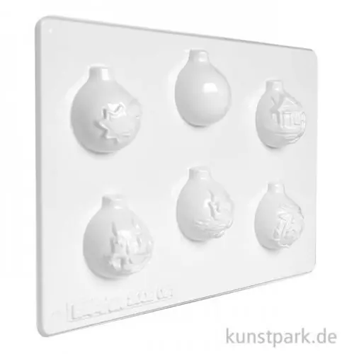 Garantierte Lieferung Gießform - 3D Mini Weihnachtskugeln