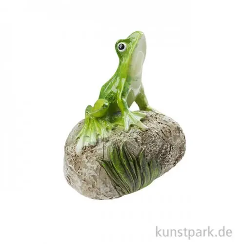 Mini Laubfrosch auf Stein, 4,5 cm Sale