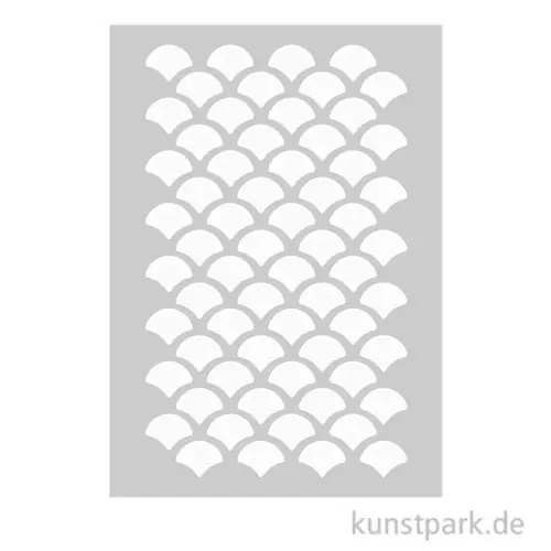 Preiswert Schablone - Muster Scales, A5