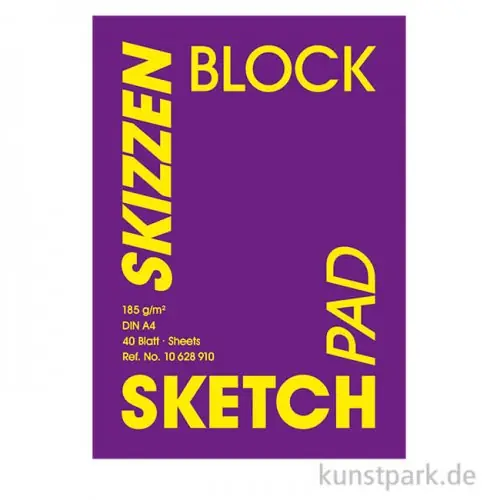 Kostenloser Versand Hahnemühle VELVET Skizzenpapier, 40 Blatt, 185g