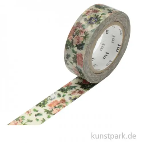 Kracherpreis MT Masking Tape Mini Flower botanical Art - 15 mm, 7 m Rolle