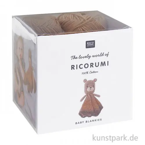 Ricorumi Häkel-Set mit Füllwatte - Baby Blankies, Teddy Jetzt Kaufen