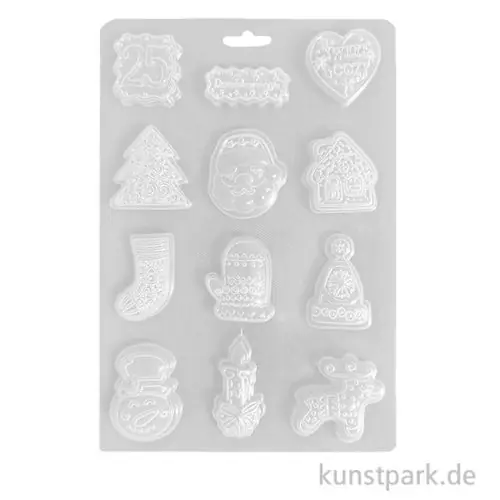Jetzt Bestellen Stamperia Soft Mould (Gießform) - Candy Christmas Elements, A5