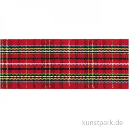 Karoband Rot / Blau / Gelb / Grün, 38 mm x 3 m Jetzt Zugreifen