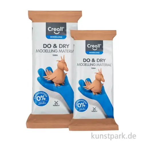 Creall DO+DRY Modelliermasse - terracotta Direktkauf