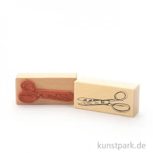Stempel - Schere - 4x9 cm Top-Preis