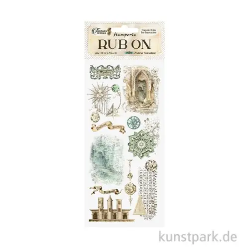 Stamperia Rub On Transferfolie - Sir Vagabond Fantasy World Elements Top-Seller