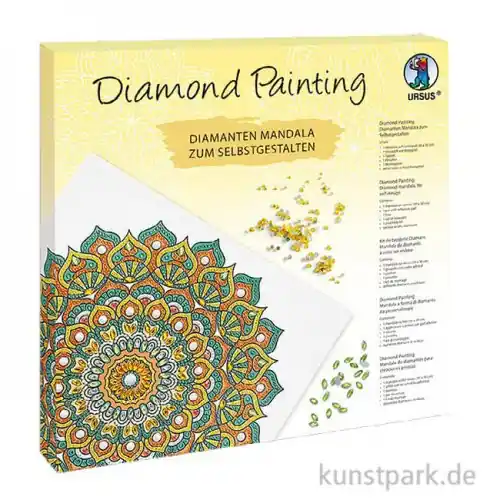 Schneller Versand Diamond Painting Set - Mandala 7, 30 x 30 cm