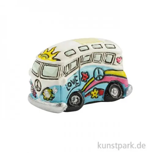 Sale Mini Flower-Power Bus, 3,8x2x2 cm