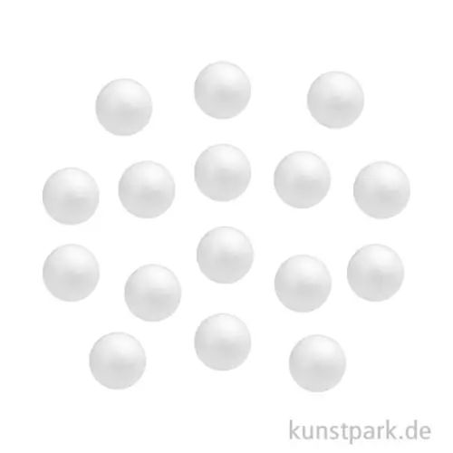 Neu Styroporkugeln, Durchmesser 2,5 cm, 16 Stück