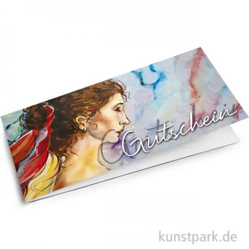 kunstpark Gutschein - Frau im Wind Expressversand