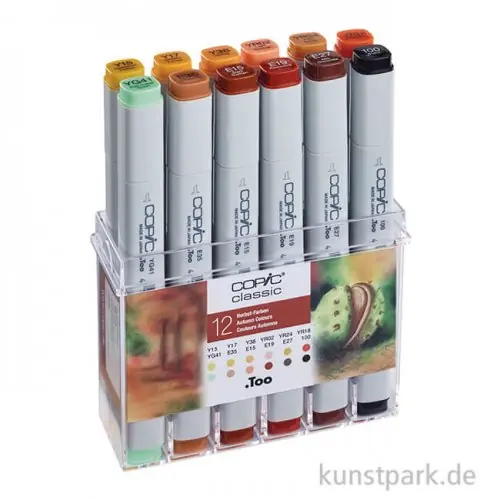 COPIC Marker Set 12er - Herbstfarben Nur Für Kurze Zeit