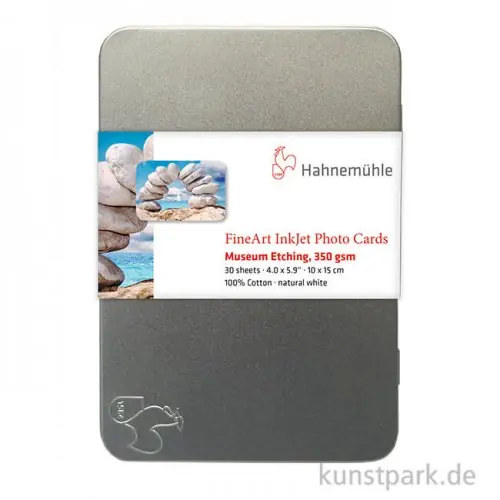 Hahnemühle Museum Etching Fotokarten 10x15cm, 30 Blatt, 350 g/m² Ab Werk