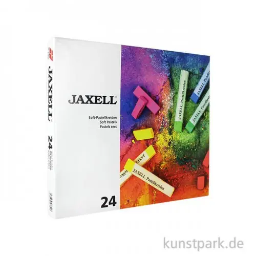 JAXELL Pastellkreide, 24 Stifte im Kartonetui Garantierte Lieferung