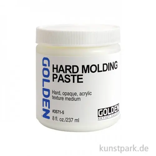 GOLDEN Pasten 236 ml - 3571 Harte Modellierpaste (Hard Molding Paste) Kostenloser Rückversand