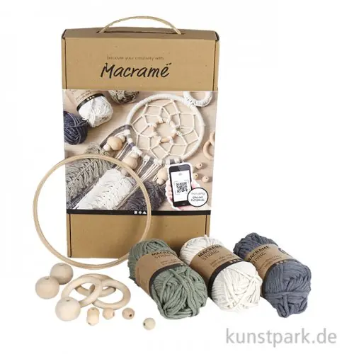 Schneller Versand Macramé-Lernset mit Macramé-Kordel und Zubehör