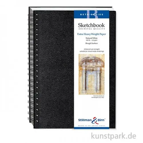 Finale Aktion Stillman & Birn Skizzenbuch BETA Spiral, 25 Blatt, 270 g
