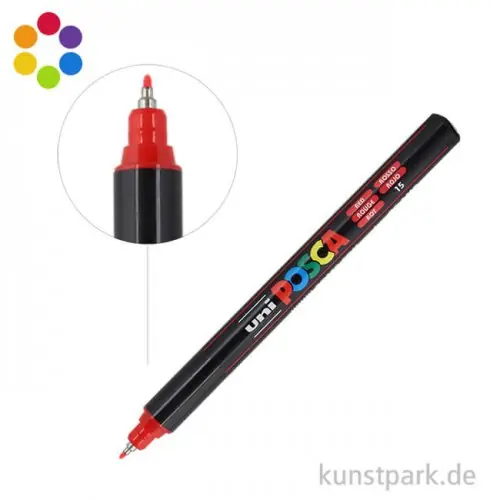 Markenprodukt POSCA Marker PC-1MR - extrafein 0,7 mm