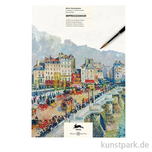 PEPIN Künstler Malbuch - Impressionism Begrenztes Angebot
