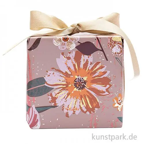 Hochwertig Geschenkpapier - Nature Matters, Blumen, 200 x 70 cm