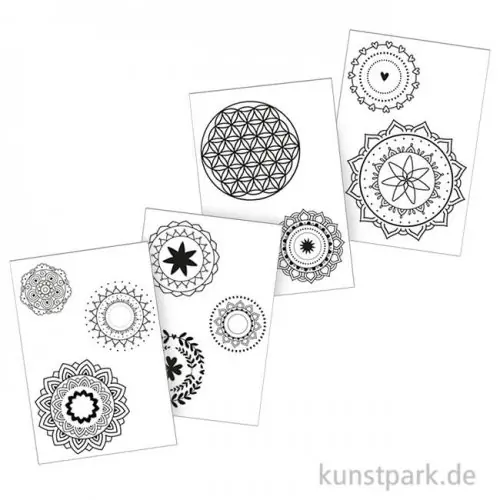 Beliebt Transferpapiere mit Vorlagen - Mandalas