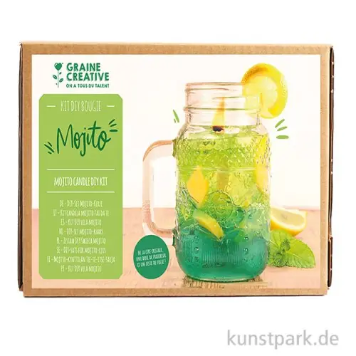 Sichere Zahlung DIY Set - Kerzengießen, Mojito Cocktail