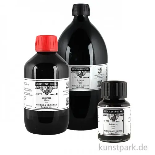 Abverkauf Rohrer & Klingner Zeichentusche - 770 Schwarz