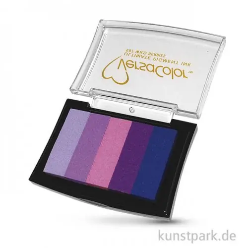 Stempelkissen Versacolor - Lila-Töne, 5 Farben sortiert Knallerangebot