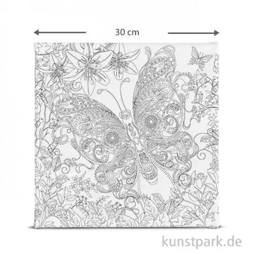 Motiv-Keilrahmen Schmetterling, 30x30 cm Solange Der Vorrat Reicht