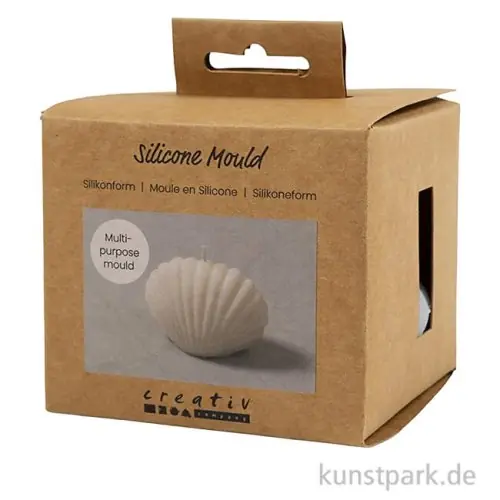 Silikonform, Muschel, 9 x 5 x 6 cm Sonderangebot
