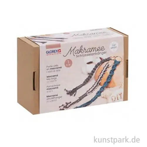 Sichere Zahlung Bastelset Makramee Schlüsselanhänger
