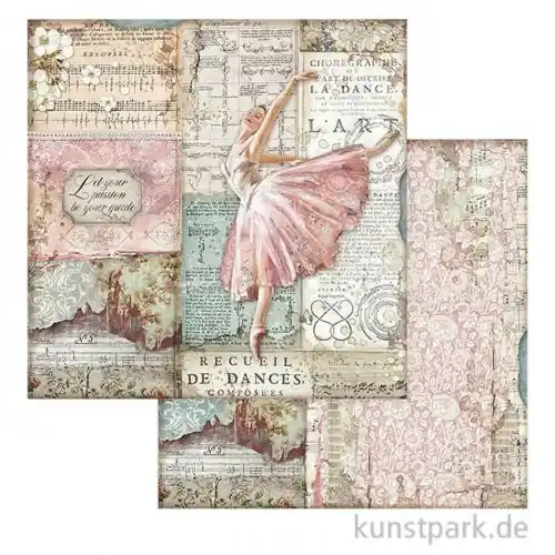 Neu Stamperia Scrappapier - Passion Dancer, 30,5x30,5 cm