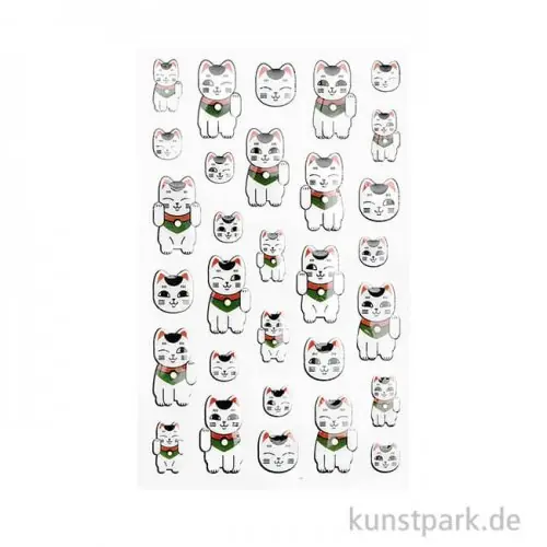 Direkt Vom Hersteller Gelsticker - Jardin Japonais, Winkekatze