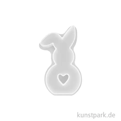 Kostenfreie Lieferung Silikonform Hase, 12 x 7 x 2,5 cm