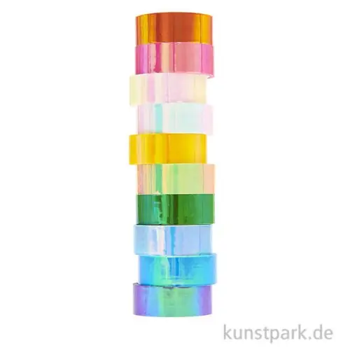 Washi Tape Set - Mirror Rainbow, 10 Stück, je 5 m Sofort Bestellen