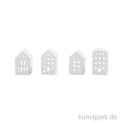 Silikonform Mini-Häuschen I, 4 Motive, 3 x 5 cm Nur Für Kurze Zeit