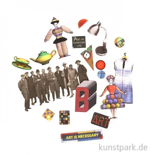 Mega-Angebot Stamperia Ephemera Aufkleber - Bauhaus