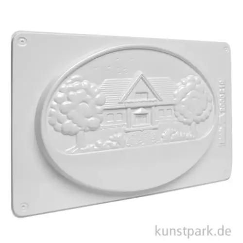 Gießform - Haus-Türschild, Elegant Im Trend