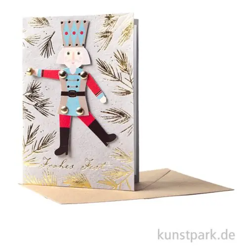 Zertifiziert Good old friends - Winterhampelkarte, Nussknacker