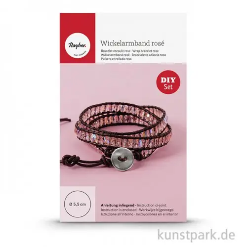 Preis Gesenkt Schmuck Starter-Set Wickelarmband - rosé